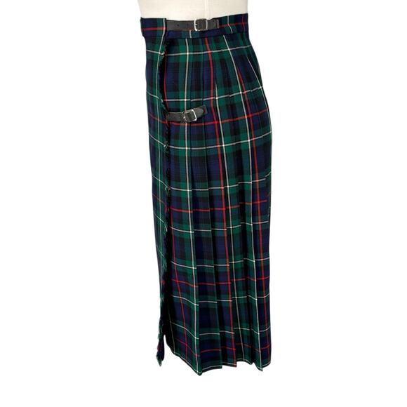 Vintage Brooks Brothers Mackenzie Tartan Plaid Kilted Skirt Wool Scotland - Picture 4 of 10